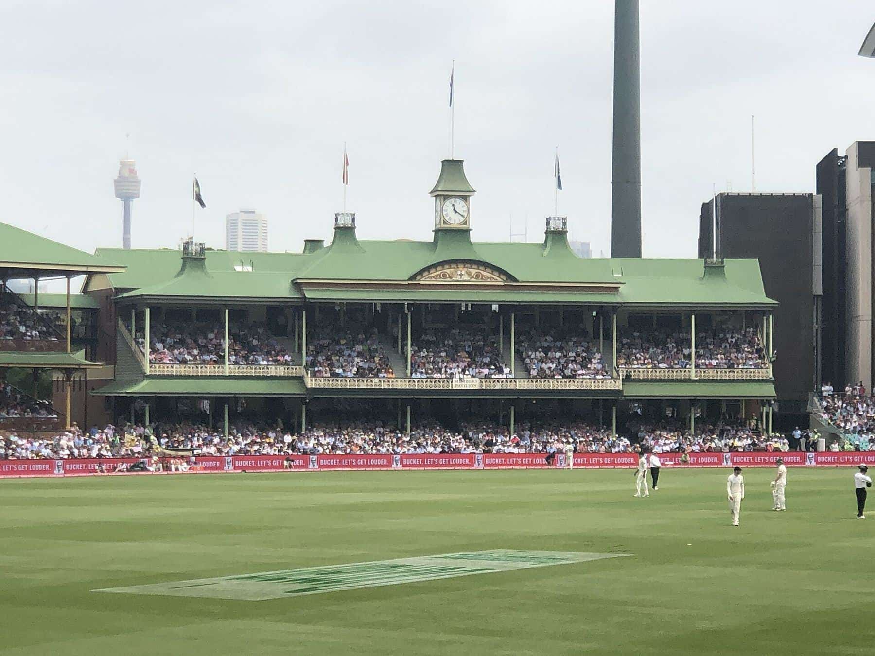 The historic Members Pavilion at the Sydney Cricket Ground